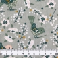 Preview: Baumwolle | SWEET BIRDS brushed | Hellgrau
